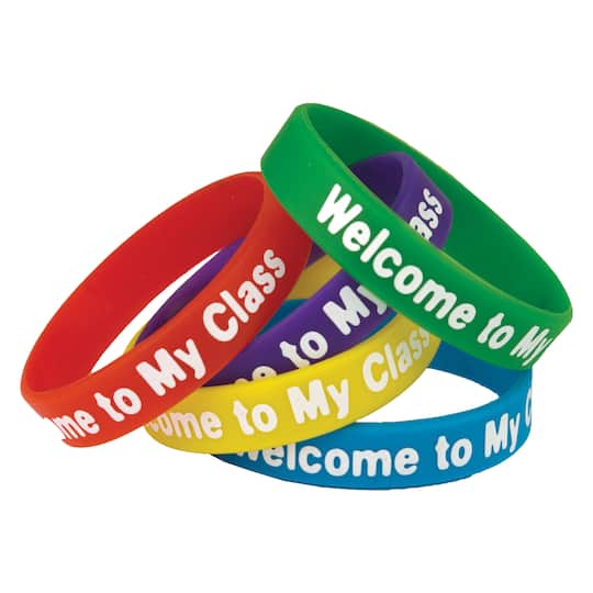Teacher Created Resources Welcome to My Class Wristbands, 6 Packs of 10